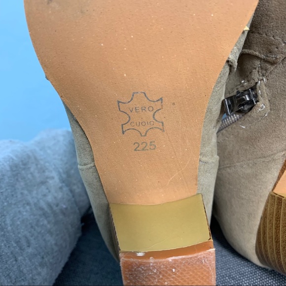 Tan Heeled Booties - Picture 7 of 8